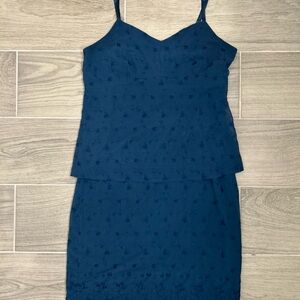 Express Navy Camisole Top (size7/8) and skirt (size 3/4)